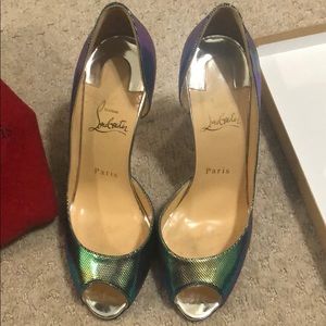 Mermaid reflection Christian Loubiton shoe